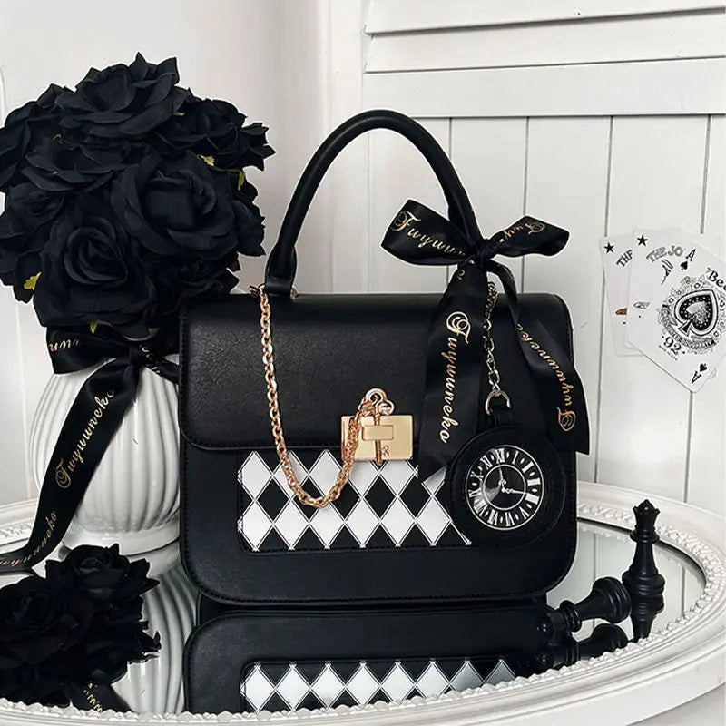 Square Ita Bolsos Mujer Transparent Tote Hand Bag Ladies Crossbady Sac Femme Multi-function Bags for Women New Original Bolso