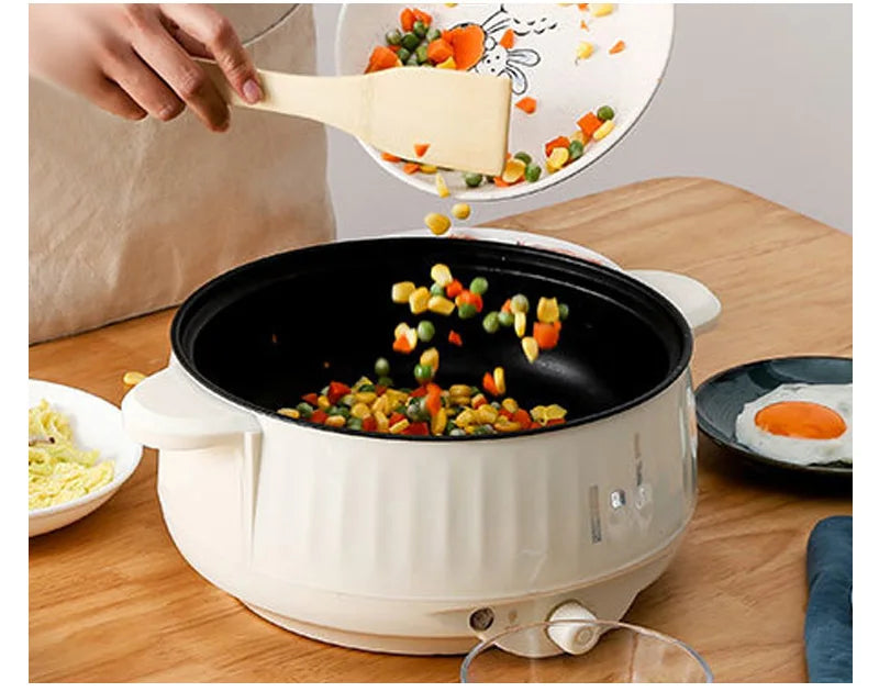 Electric MultiCooker Multifunctional Rice Cooker Frying Pan Non-stick Cookware Multi Soup Hotpot for Kitchen 1.7L/2.7L/3.2L