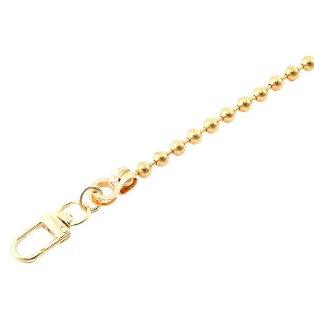 120cm Metal Bag Chain Replacement Shoulder Bag Strap Handbag Handle Chain Purse Chain Belt Metal Chain DIY Bag Accessories Gold