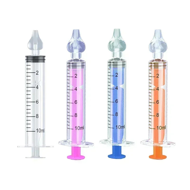 Seringue d'aspirateur nasal en silicone pour bébé, nettoyeur antarctique pour enfants, laveur nasal pour rhinite, irrigateur nasal réutilisable, lavage pour enfants