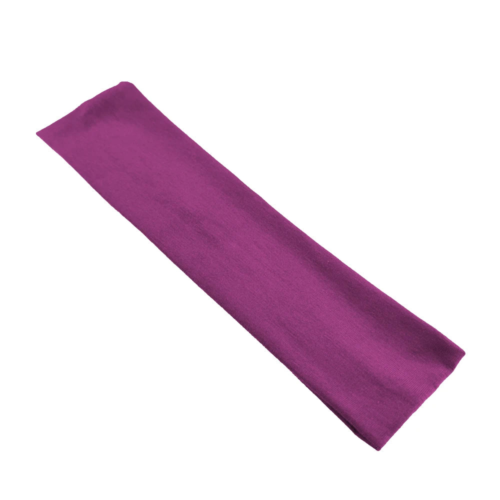 Summer Sports Yoga Women Headbands Not Tight Adjustable Running Absorb Sweat Elastic Hair Bands Soild Unisex Headband Wholesale
