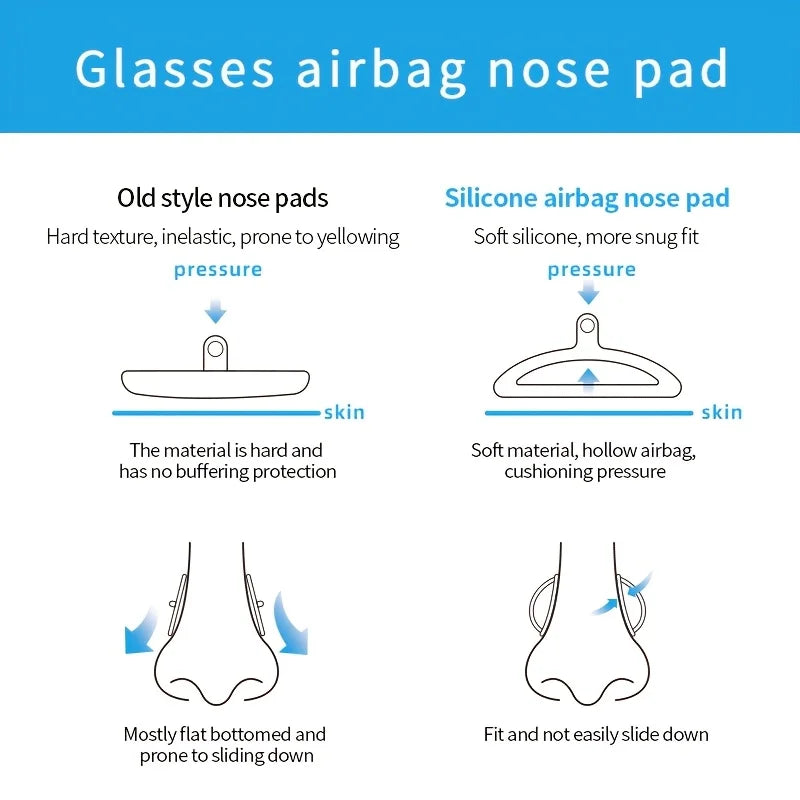 1Set Eyeglass Repair Kit Includes Nose Pads Ear Hooks Cloth Tweezers Screwdriver Screws Disassembly Tool Set for DIY Maintenance