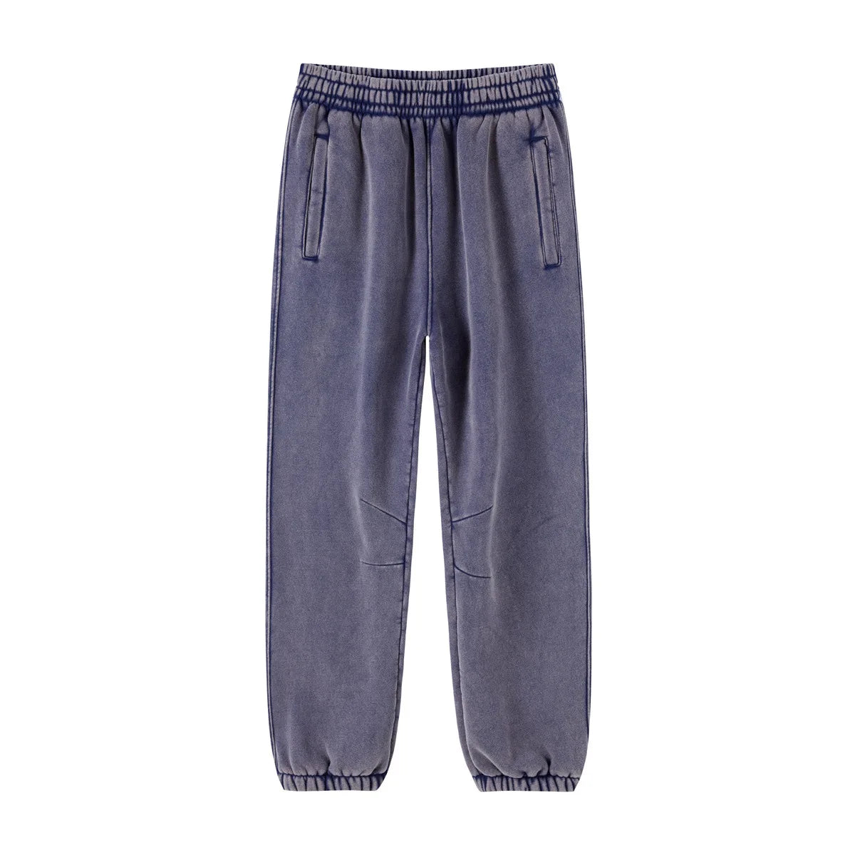 Custom LOGO2024 autumn winter new washed batik old sweater sweatpants 360G cotton polyester velvet thickened men's  women's suit