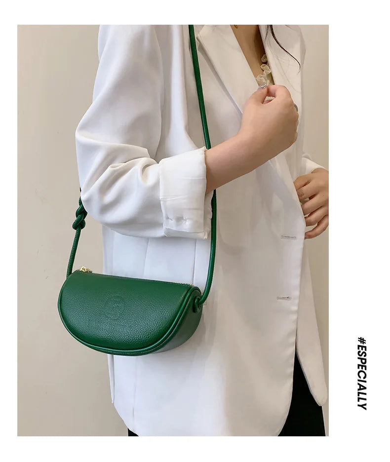 Brand Fashion Mini Bags Trend Designer Handbags Women'S Genuine Leather Casual Lady Shoulder Black Crossbody Bag for Girl