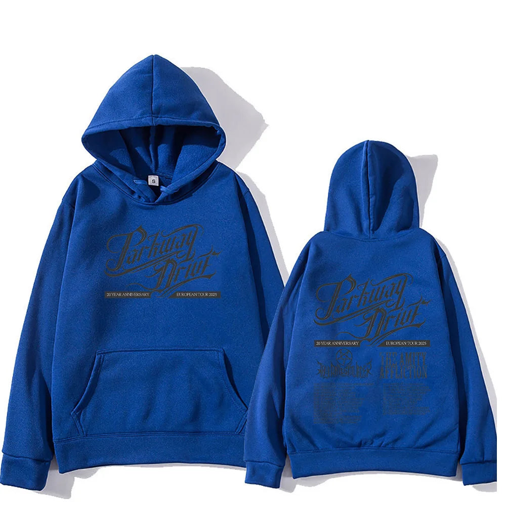 Parkway Drive 20Year Anniversary Europe Tour Hoodie Fashion Men Sweatshirt Unisex Oversized Clothing High Street Retro Pullovers