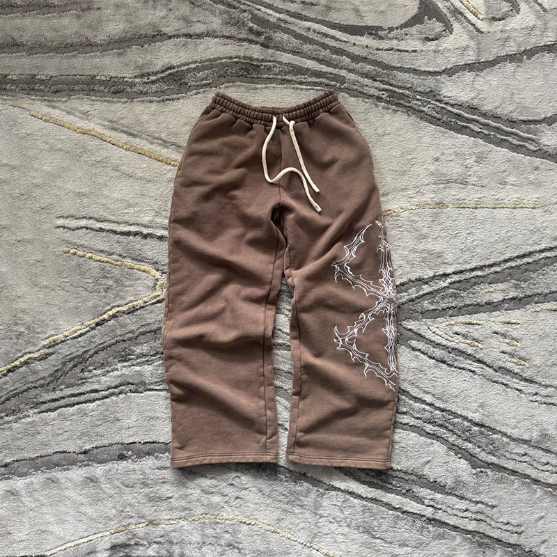 Y2K Letter Patch Embroidered Zippered Hooded Sweatshirt High Street Trend Comfortable Sweatpants Men Women Hip Hop Street Suit