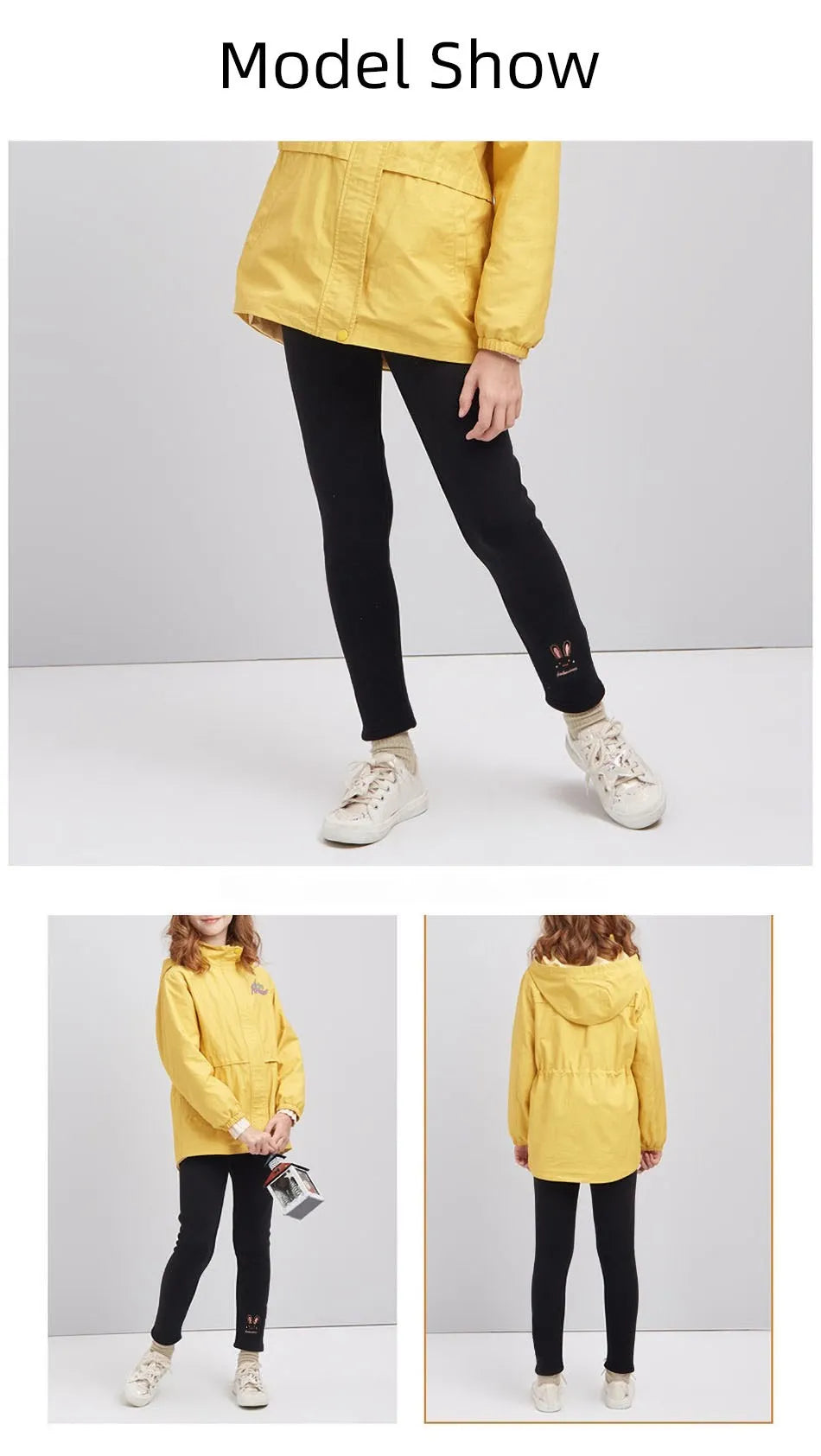 Leggings pour filles de 3 à 8 ans, pantalons lapin pour bébés, collants thermiques pour enfants, doublure polaire, à la mode, bas décontracté, automne et hiver