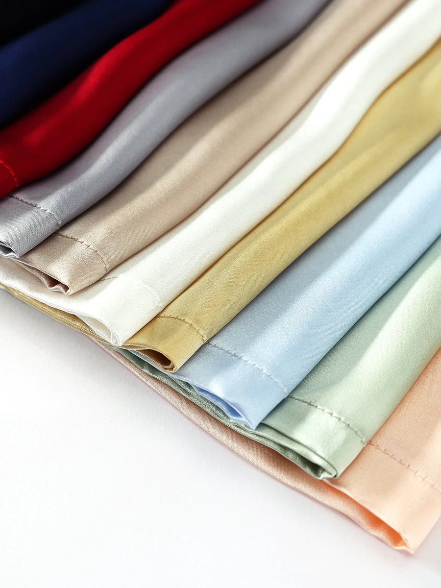 SuyaDream. Débardeur basique confortable pour femmes, 100% soie véritable, t-shirt Chic sans manches à col rond, gilets d'été solides 2025, blanc, rose, Beige