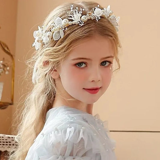 Super fairy beautiful children's headwear beautiful garland head flower girl's hair slings performance festive wrist flower head