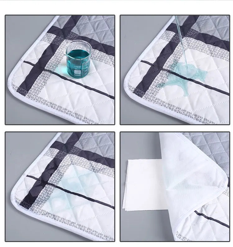 Matelas lavable imperméable, tapis d'urine pour bébés et tout-petits, protection de lit de dessin animé mignon, couches de literie, coussinets d'urine, tissu respirant