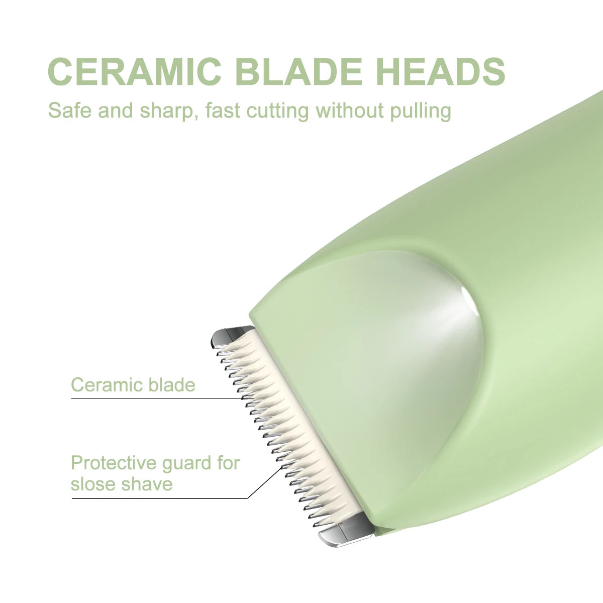 Manscape Groin & Body rubberized Hair Trimmer for Men & Women,Waterproof Electric Ball Trimmer, Replaceable Ceramic Blade