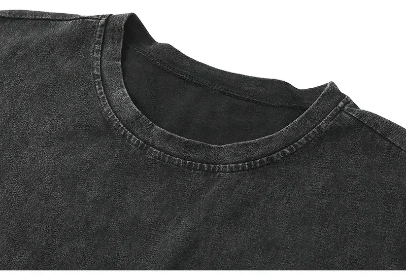 100% Cotton Hiphop Washed and Old Sleeveless T-shirt Men's Trendy Hip-hop Outer Wear Loose Sports Vest