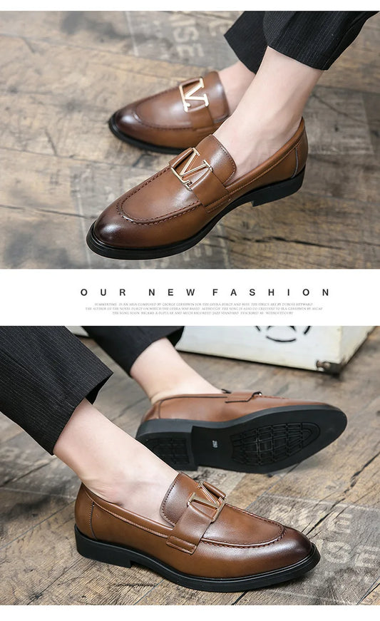 High Quality Men Loafers Shoes Man Fashion Comfy Slip-on Drive Moccasins Footwear Male Brand Leather Boat Shoes Men Casual Shoes