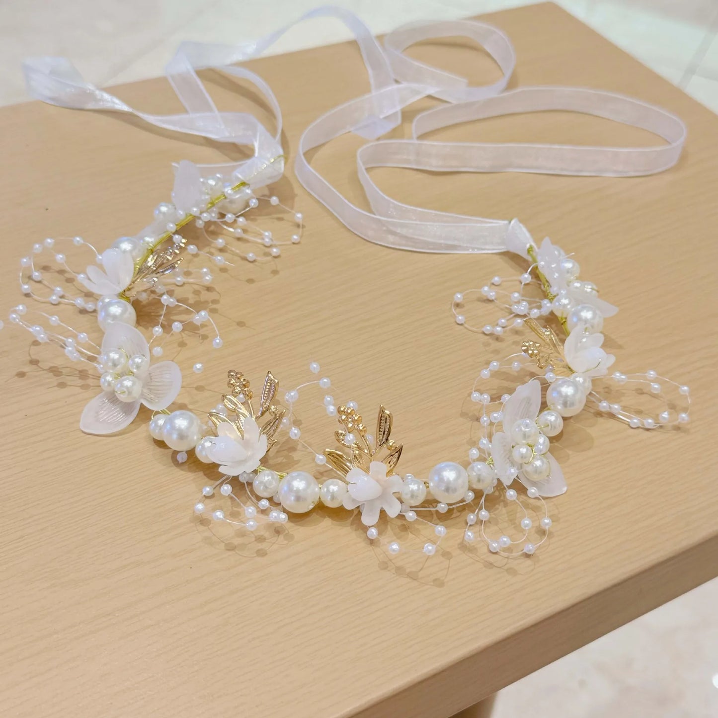 Super fairy beautiful children's headwear beautiful garland head flower girl's hair slings performance festive wrist flower head