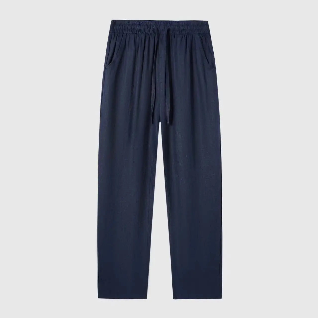 summer spring 2025 New Men's Cotton Linen Pants Male Autumn New Breathable Solid Color Linen Trousers Fitness Streetwear S-5XL