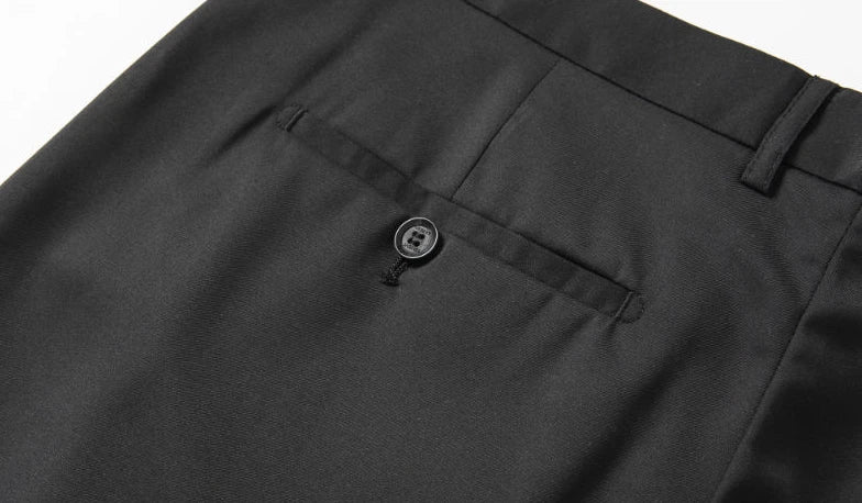 Business Trousers for Men Flared Social Tailoring Gray Bell Mouth Man Suits Pants Clothes Offer Fabric Fashion Classic Elegant