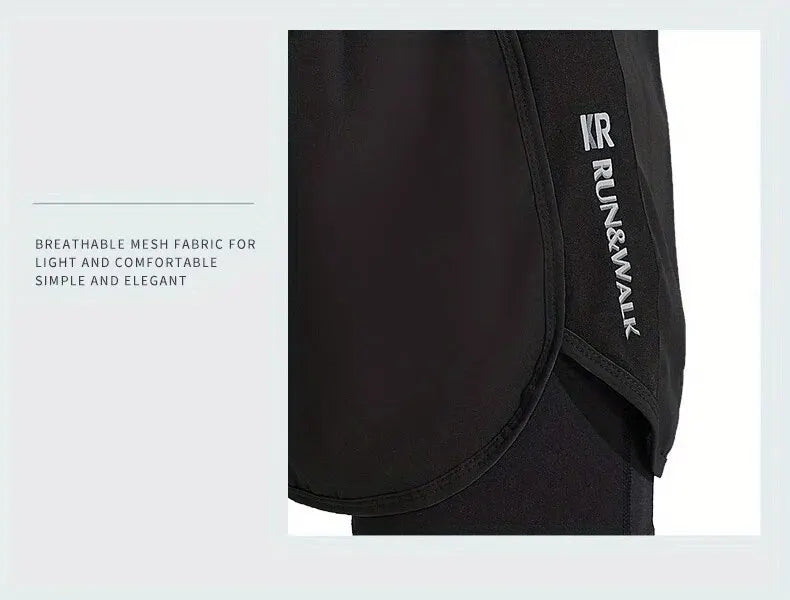 Men's Aloe Pants Athletic Shorts Two-Layer Swim Trunks: Stylish, Quick-Drying & Comfortably Fit for Beach, Pool & Hot Spring!