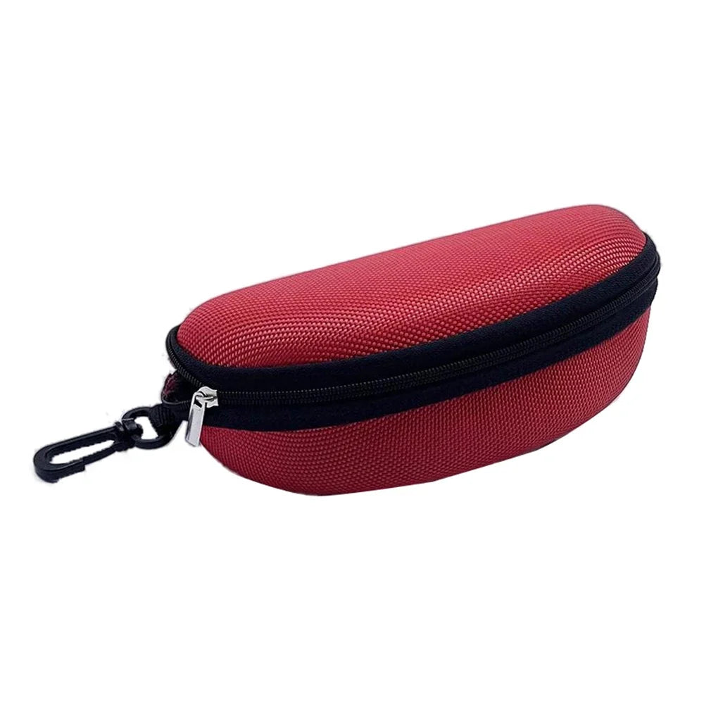 Sac de transport pour lunettes de soleil en 11 couleurs lunettes de lecture sac de transport boitier solide à fermeture à glissière poche de voyage, boîtier portable nouveau