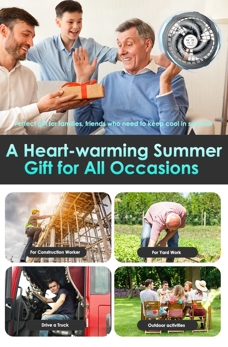 Air Conditioner Vest with 5V Cooling Fan for Cooling Vest Jacket for High Temperature Work Fishing Vest Summer jacket for Men