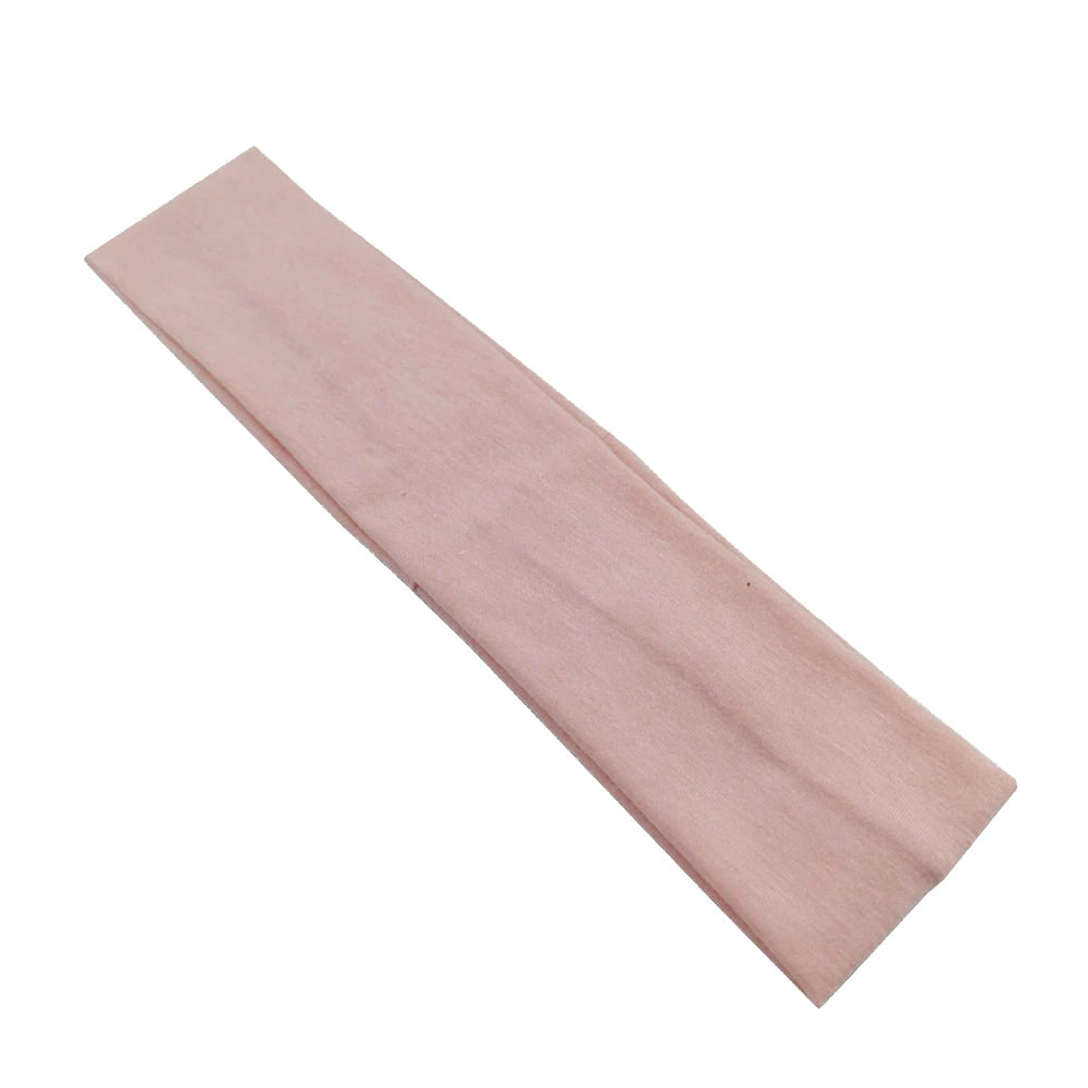 Summer Sports Yoga Women Headbands Not Tight Adjustable Running Absorb Sweat Elastic Hair Bands Soild Unisex Headband Wholesale