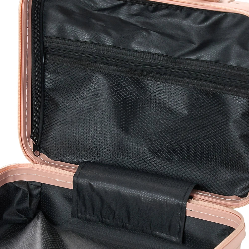 【Sheonly】Portable Hard Shell Handheld Makeup Travel Case