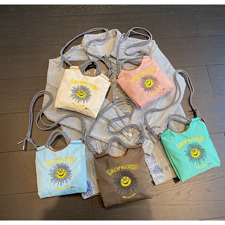 Armpit bag; eco-friendly shopping bag; exquisite embroidery; waterproof nylon shopping bag; handbag for ladies; single shoulder