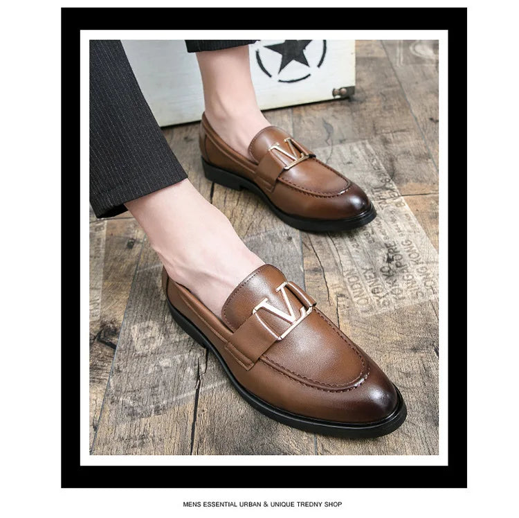 High Quality Men Loafers Shoes Man Fashion Comfy Slip-on Drive Moccasins Footwear Male Brand Leather Boat Shoes Men Casual Shoes