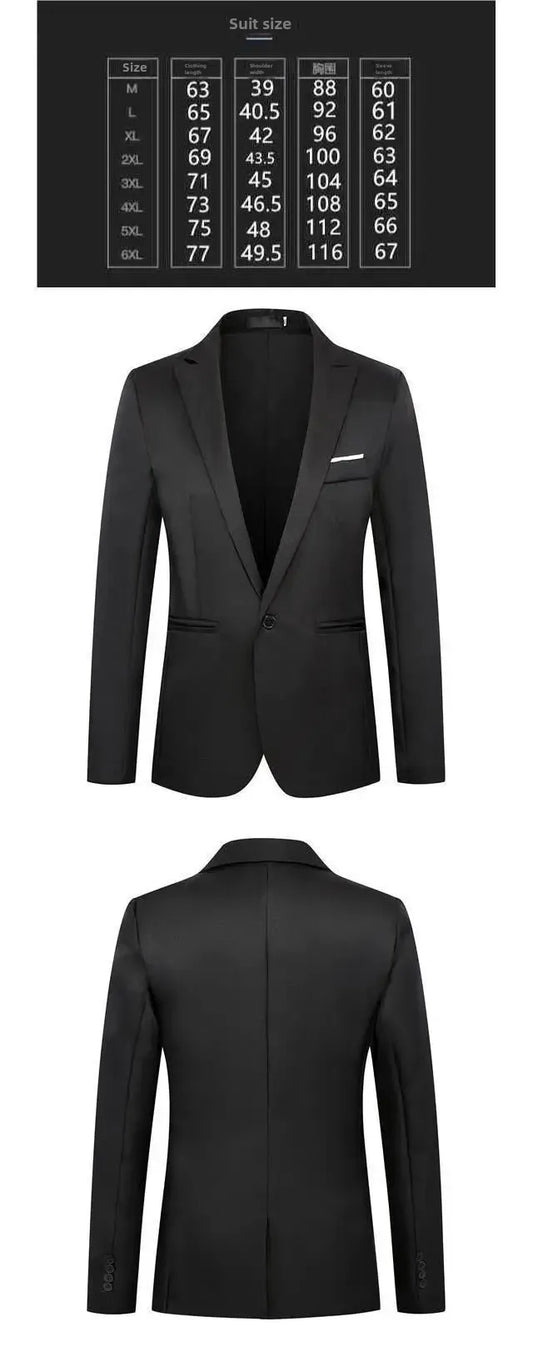 Veste de costume de printemps pour hommes, décontractée, polyvalente, tendance coréenne, simple boutonnage, vêtements pour hommes de Style occidental