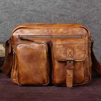 Je suis légende Will Smith toile + cuir véritable hommes sac de messager toile sac à bandoulière hommes sac à bandoulière fronde sac casual sacoche