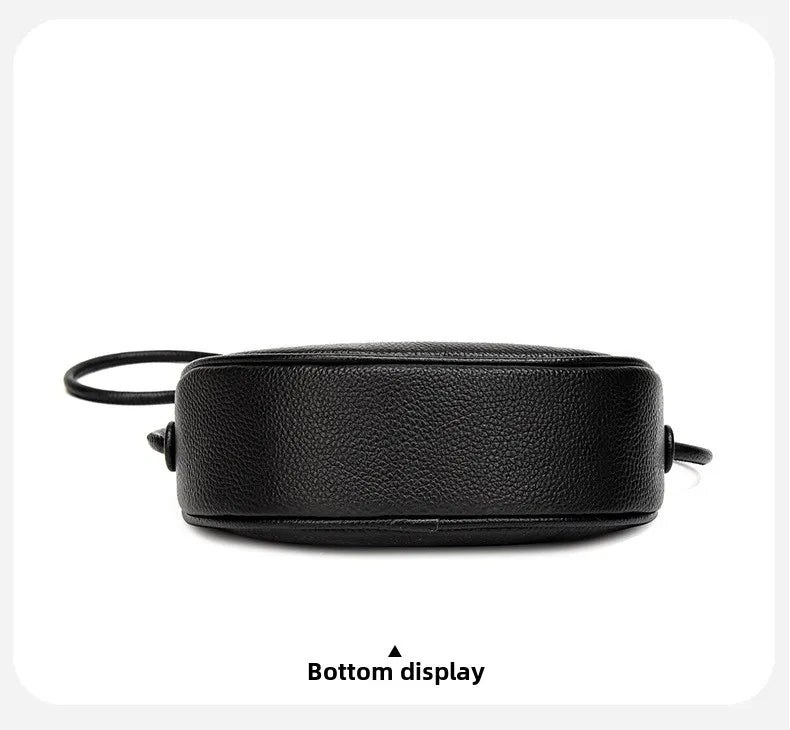Brand Fashion Mini Bags Trend Designer Handbags Women'S Genuine Leather Casual Lady Shoulder Black Crossbody Bag for Girl