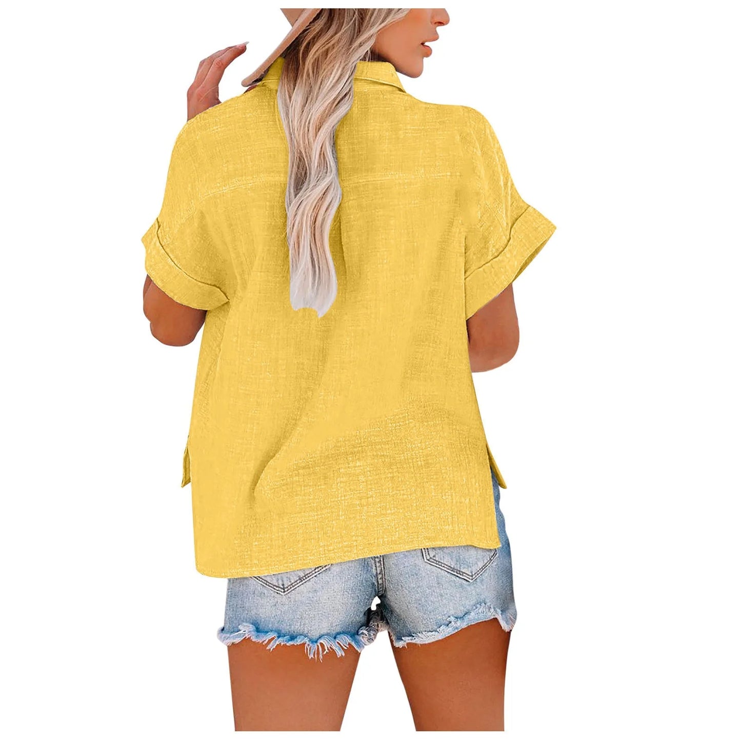 Summer Women Shirts Tops Cotton Linen T-shirt Women Top Camisas Mujer Casual T-Shirt Streetwear Loose Female T-Shirts New Shirt
