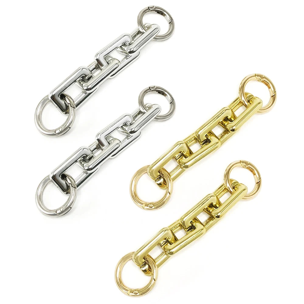 Bag Extension Metal Chain Crossbody Purse Bag Chain Strap Handbag Hanging Buckle DIY Replacement Chain Charms Shoulder Bag Belts