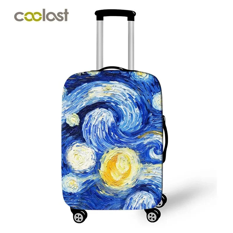 Personnalisez votre Image/nom/Logo housse de bagages accessoires de voyage housse de protection élastique housse de protection Anti-poussière