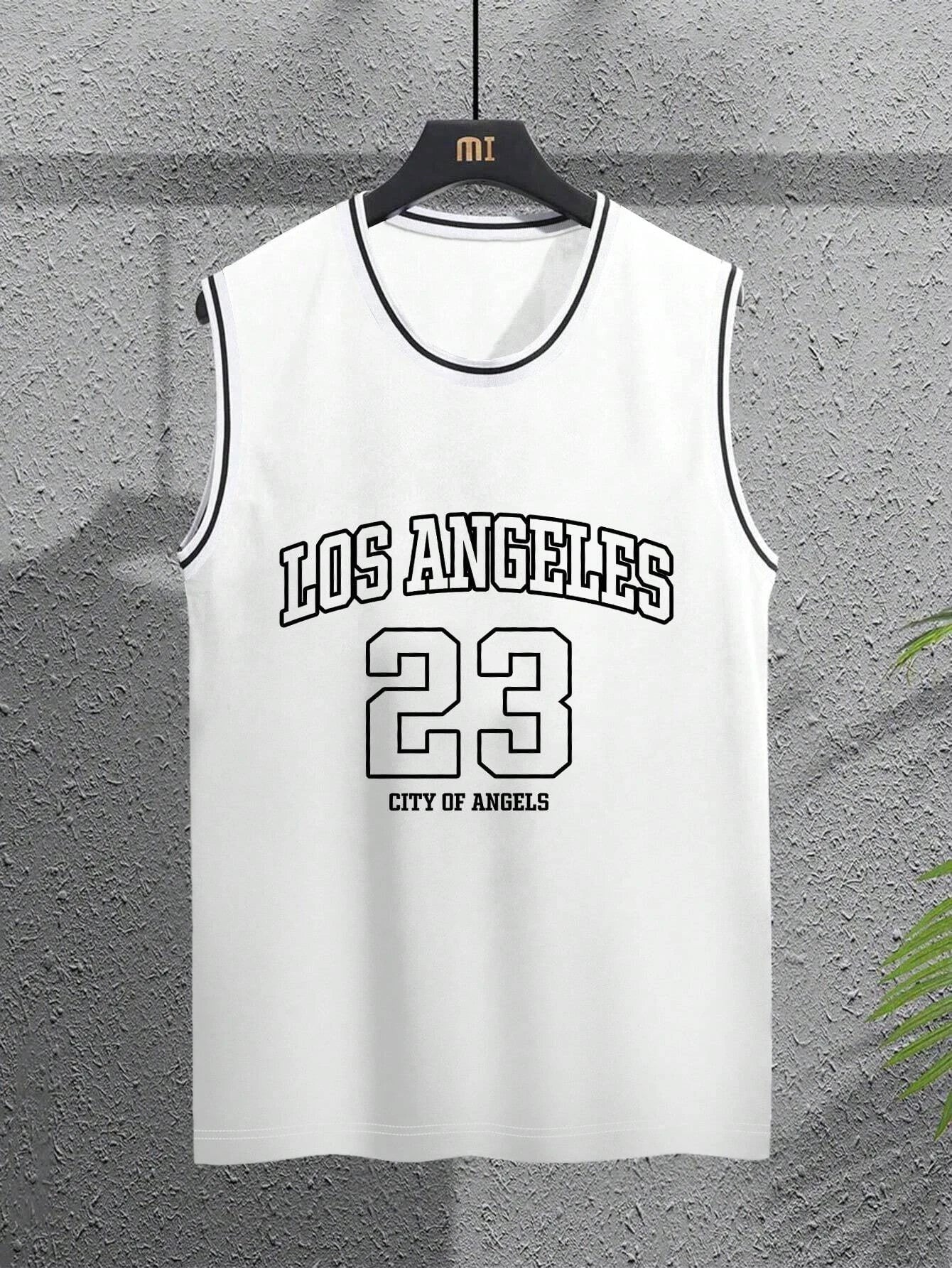 New Summer Daily Urban Casual Men's Tank Tops Fitness Exercise Breathable Sleeveless Tees Outdoor Street Fashion Men Clothing