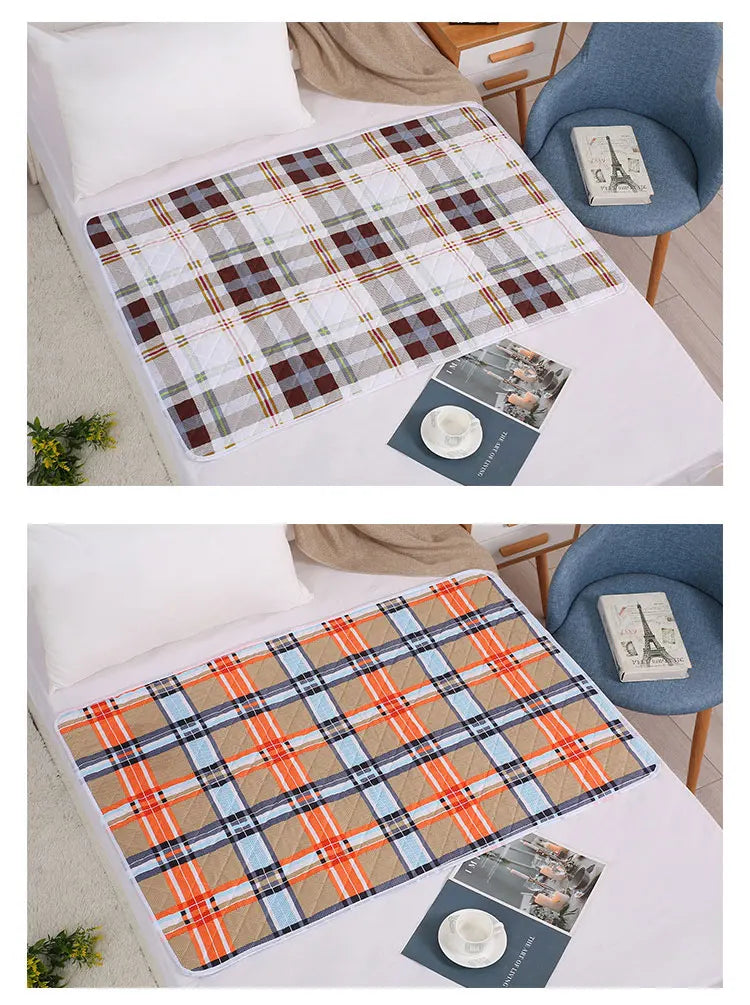 Matelas lavable imperméable, tapis d'urine pour bébés et tout-petits, protection de lit de dessin animé mignon, couches de literie, coussinets d'urine, tissu respirant