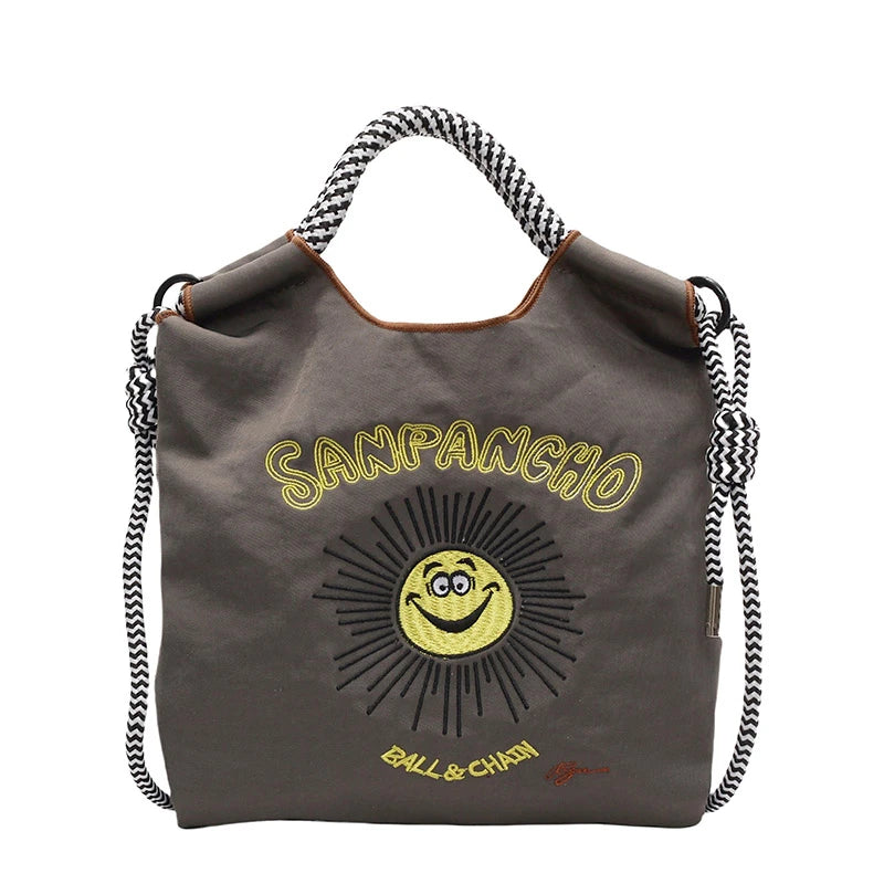 Armpit bag; eco-friendly shopping bag; exquisite embroidery; waterproof nylon shopping bag; handbag for ladies; single shoulder