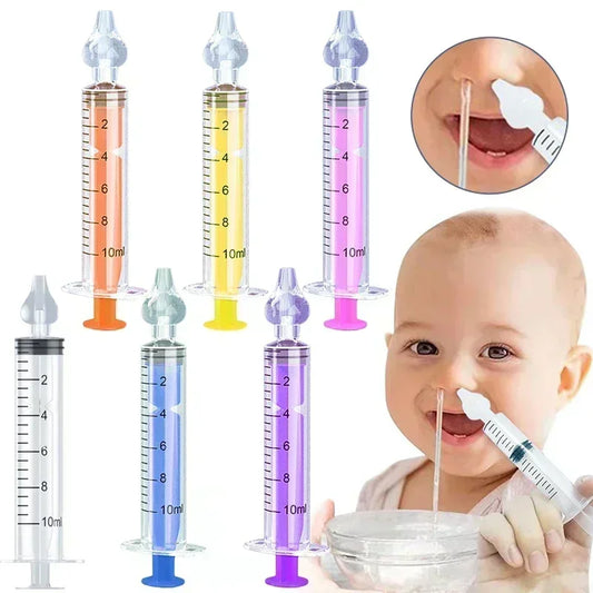 Seringue d'aspirateur nasal en silicone pour bébé, nettoyeur antarctique pour enfants, laveur nasal pour rhinite, irrigateur nasal réutilisable, lavage pour enfants