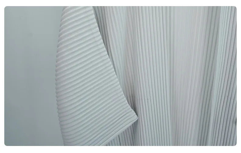 Miyake Pleated Jacket Men's Cardigan Japanese 2025 Spring and Summer New Pleated Men's Loose Big Yards Jacket Hundred Loose Tops