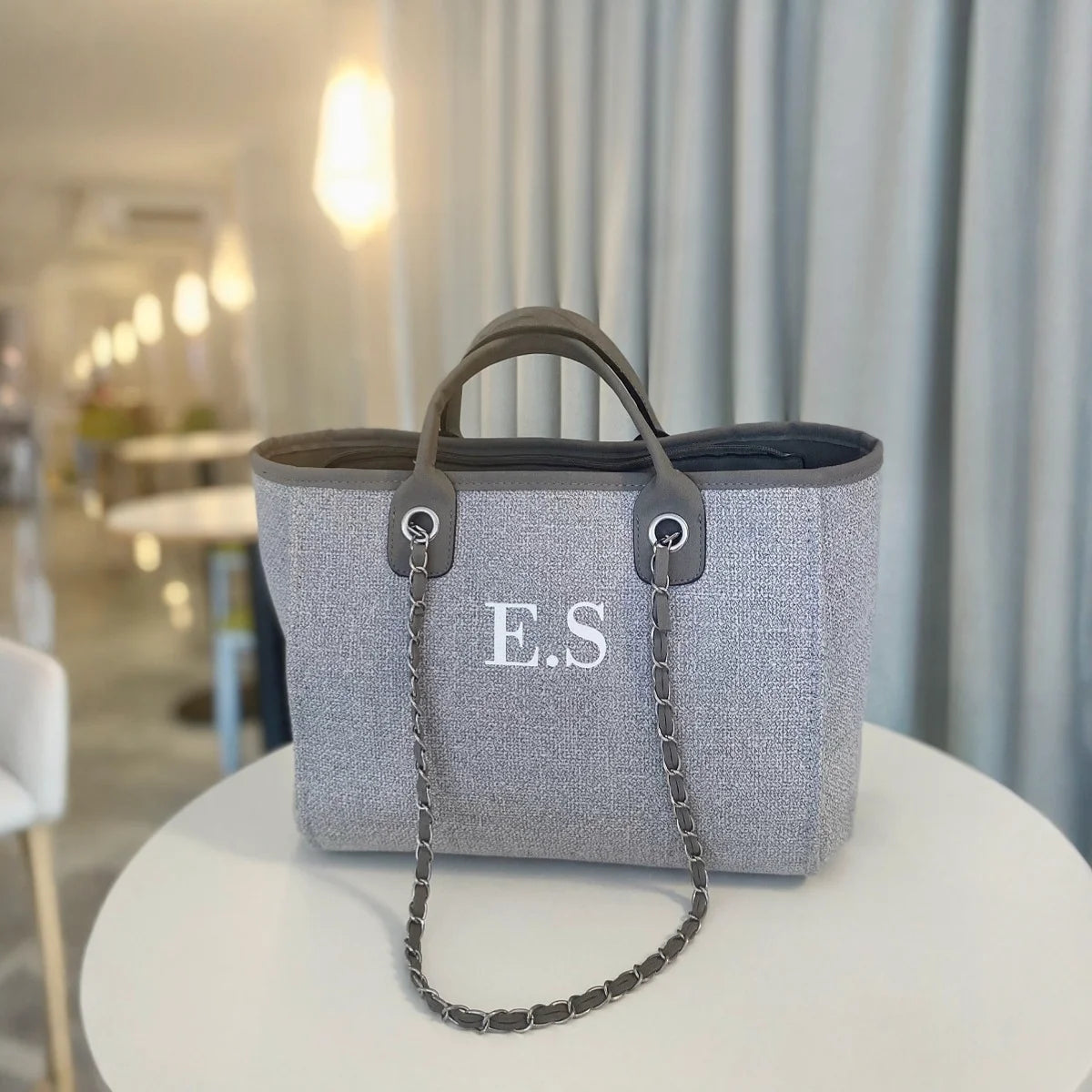 Personalized Teacher Tote Bag Custom Name Gift for Women School Classroom Appreciation Present Teacher Day Gift Fashion Handbag