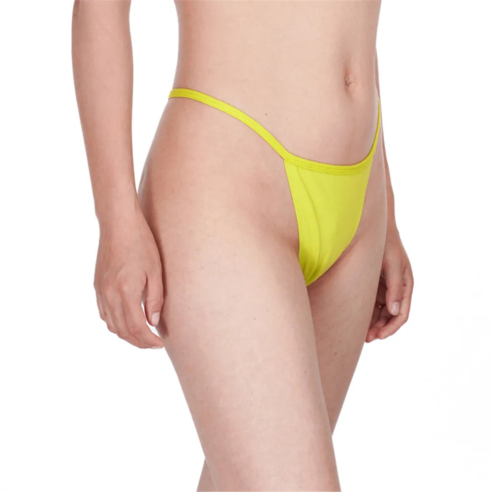 2pcs Women's Thong Sexy Lingerie Cotton Seamless Invisible Underwear Mid-rise T-back Panties Single Chip Breathable and Soft