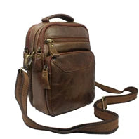 Je suis légende Will Smith toile + cuir véritable hommes sac de messager toile sac à bandoulière hommes sac à bandoulière fronde sac casual sacoche