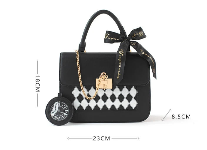 Square Ita Bolsos Mujer Transparent Tote Hand Bag Ladies Crossbady Sac Femme Multi-function Bags for Women New Original Bolso