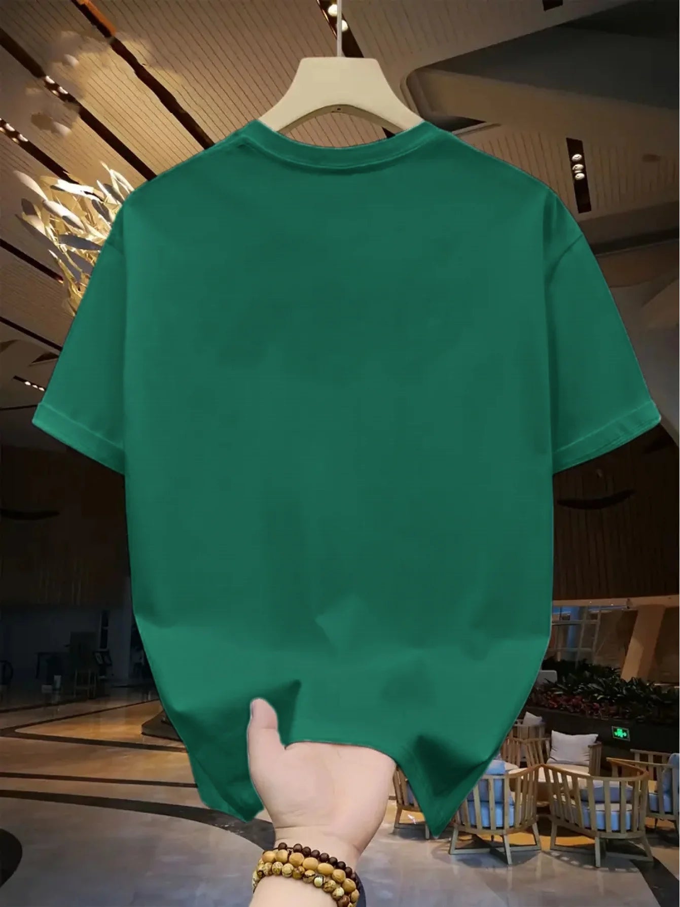 Men's summer 100 cotton fashionable casual loose solid color multi-color optional sports round neck short sleeved T-shirt top
