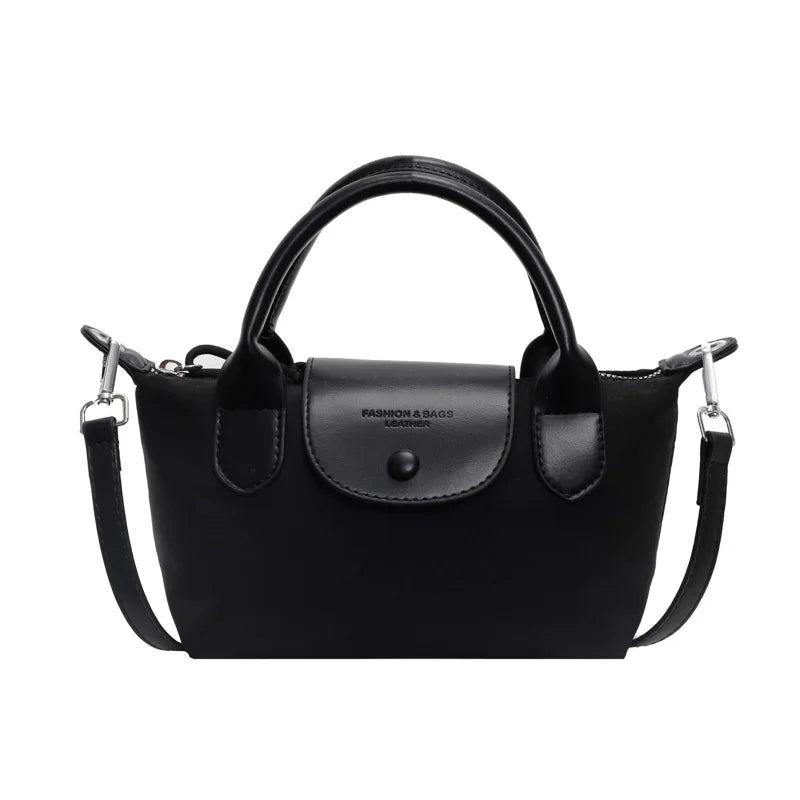 2025 new dragon fruit colored dumpling bag, Oxford cloth dragon splicing handbag, niche cross-border single shoulder crossbody