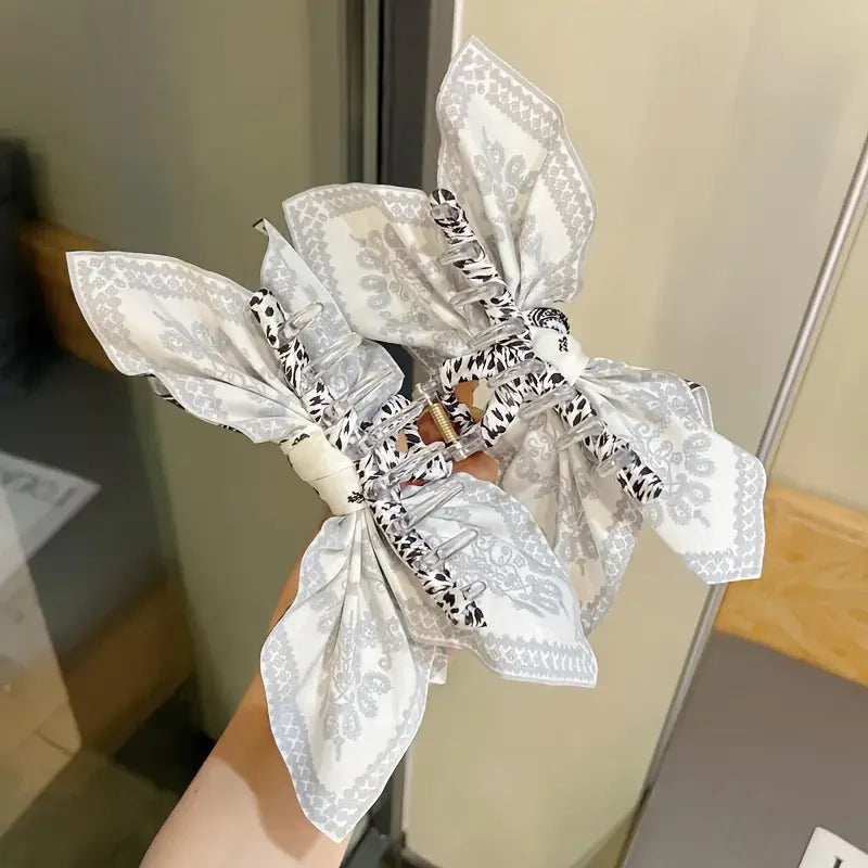Vintage Cashew Pattern Hair clip for women Elegant Shark Clip Fashion Girl Ponytail Clip Hair Clamp Hair Accessories