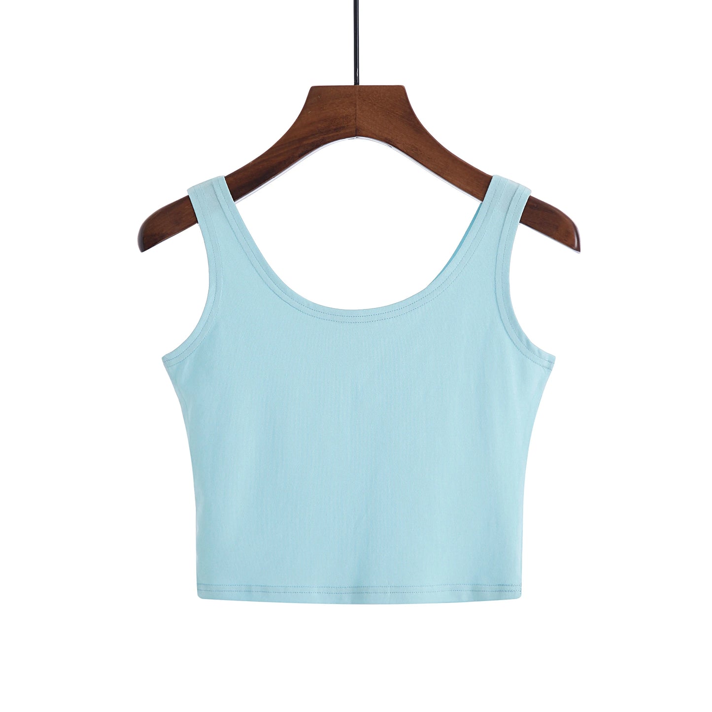 Débardeur court en 2024 coton pour femme, bustier tubulaire, couleur bonbon, mode, sexy, décontracté, gla2XL, 100%