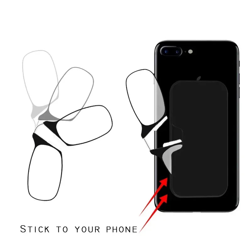Pince-nez lunettes de lecture homme haute qualité hommes Portable mousse lunettes de nez pour personnes âgées lunettes transparentes avec étui