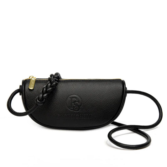Brand Fashion Mini Bags Trend Designer Handbags Women'S Genuine Leather Casual Lady Shoulder Black Crossbody Bag for Girl