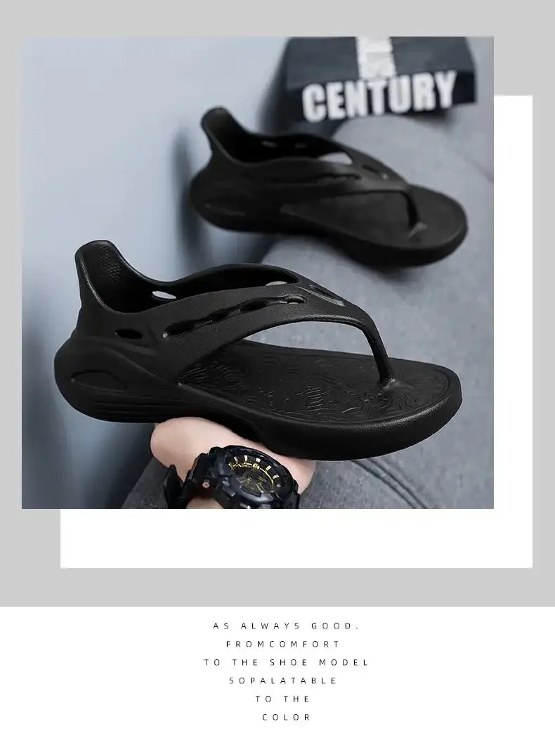 Men‘s Bag heel Flip-flops Slippers Indoor Outdoor Beach Sandals Fashion Casual Shoes Soft Slides Home Slippers Beach Shoes