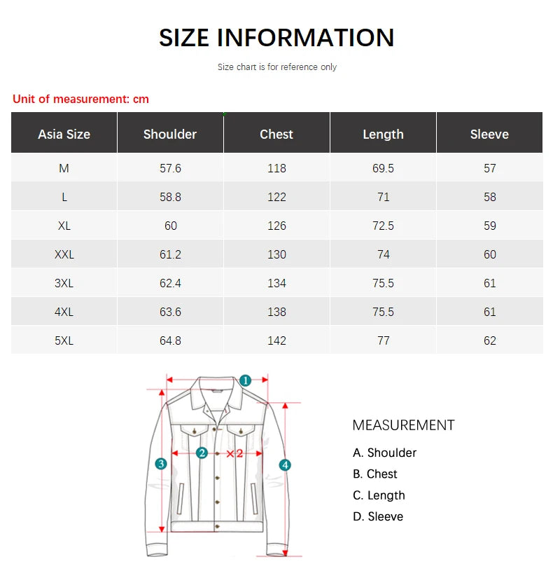 2023 Autumn Men's Denim Jacket Vintage Large Pocket Elastic Cuffs Baggy Coat Oversized Japanese Casual Streetwear 4XL 5XL